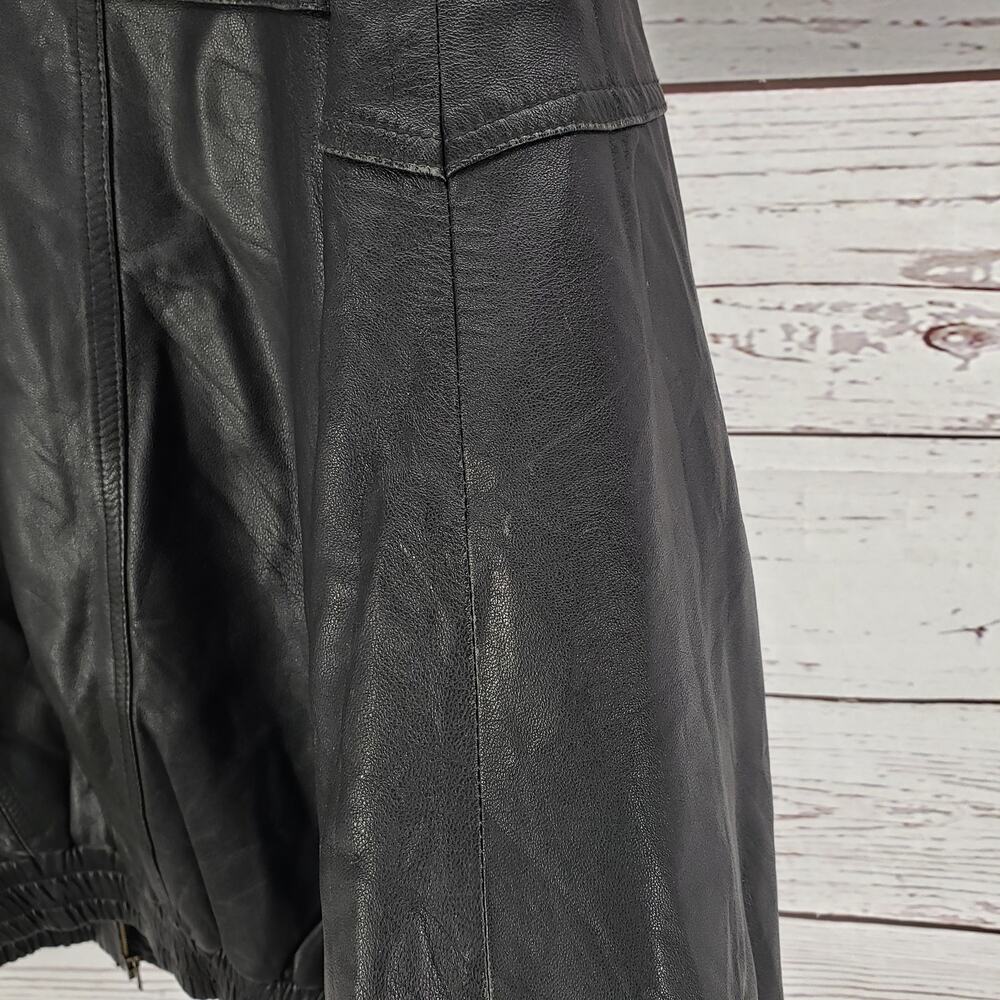 Monaco Leather Italy Men's Snap/Full Zip Lambskin Leather Jacket Size XL - Picture 15 of 16